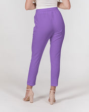 Load image into Gallery viewer, Women's amethyst joy. Belted Tapered Pants