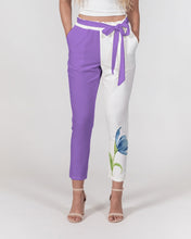 Load image into Gallery viewer, Women's amethyst joy. Belted Tapered Pants