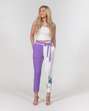 Load image into Gallery viewer, Women's amethyst joy. Belted Tapered Pants