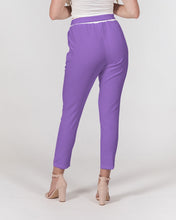 Load image into Gallery viewer, Women's amethyst joy. Belted Tapered Pants