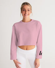 Load image into Gallery viewer, Women&#39;s love joy. Cropped Sweatshirt
