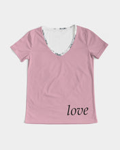 Load image into Gallery viewer, Women&#39;s love joy. V-Neck Tee
