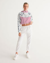 Load image into Gallery viewer, Women&#39;s love joy. Cropped Windbreaker
