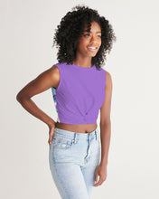 Load image into Gallery viewer, Women&#39;s amethyst joy. Twist-Front Tank
