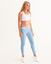 Load image into Gallery viewer, Women&#39;s sky blue joy. Yoga Pants
