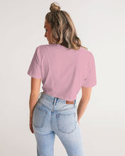 Load image into Gallery viewer, Women&#39;s love joy. Twist-Front Cropped Tee
