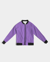 Load image into Gallery viewer, Women&#39;s amethyst joy. Bomber Jacket
