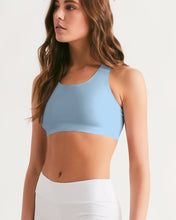 Load image into Gallery viewer, Women&#39;s sky blue joy. Seamless Sports Bra
