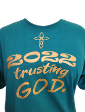 Load image into Gallery viewer, 2022 Trusting God. Resolution T-shirt
