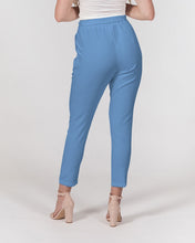 Load image into Gallery viewer, Women&#39;s periwinkle joy. Belted Tapered Pants
