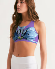 Load image into Gallery viewer, Women&#39;s amethyst joy. Seamless Sports Bra
