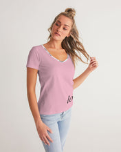 Load image into Gallery viewer, Women&#39;s love joy. V-Neck Tee
