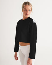 Load image into Gallery viewer, Women&#39;s black joy. Cropped Sweatshirt
