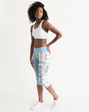 Load image into Gallery viewer, Women&#39;s sky blue joy. Mid-Rise Capri
