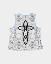 Load image into Gallery viewer, Women&#39;s sky blue joy. Cropped Tank
