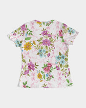 Load image into Gallery viewer, Women&#39;s floral joy. Tee
