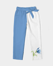 Load image into Gallery viewer, Women&#39;s periwinkle joy. Belted Tapered Pants
