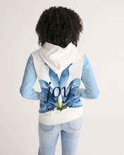 Load image into Gallery viewer, Women&#39;s sky blue joy. Hoodie
