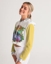 Load image into Gallery viewer, Women&#39;s summer joy. Cropped Hoodie
