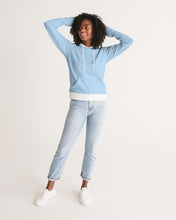 Load image into Gallery viewer, Women&#39;s sky blue joy. Hoodie
