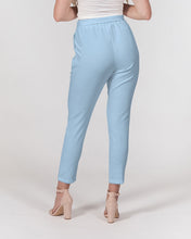 Load image into Gallery viewer, Women&#39;s sky blue joy. Belted Tapered Pants
