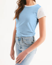 Load image into Gallery viewer, Women&#39;s sky blue joy. Tee
