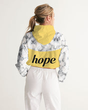 Load image into Gallery viewer, Women&#39;s hope joy. Cropped Windbreaker
