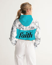 Load image into Gallery viewer, Women&#39;s faith joy. Cropped Windbreaker
