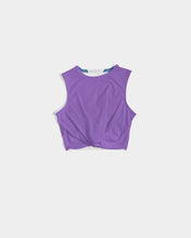 Load image into Gallery viewer, Women&#39;s amethyst joy. Twist-Front Tank
