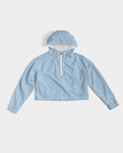 Load image into Gallery viewer, Women&#39;s sky blue joy. Cropped Windbreaker
