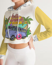 Load image into Gallery viewer, Women&#39;s summer joy. Cropped Hoodie
