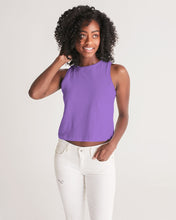 Load image into Gallery viewer, Women&#39;s amethyst joy. Cropped Tank
