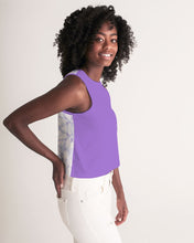 Load image into Gallery viewer, Women&#39;s amethyst joy. Cropped Tank
