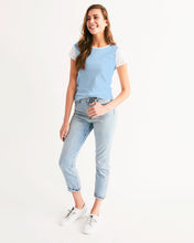 Load image into Gallery viewer, Women&#39;s sky blue joy. Tee
