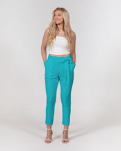 Load image into Gallery viewer, Women&#39;s faith joy. Belted Tapered Pants
