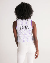 Load image into Gallery viewer, Women&#39;s amethyst joy. Cropped Tank
