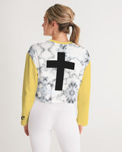 Load image into Gallery viewer, Women&#39;s hope joy. Cropped Sweatshirt
