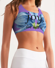 Load image into Gallery viewer, Women&#39;s amethyst joy. Seamless Sports Bra
