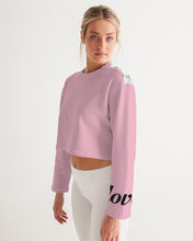 Load image into Gallery viewer, Women&#39;s love joy. Cropped Sweatshirt
