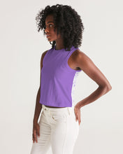 Load image into Gallery viewer, Women&#39;s amethyst joy. Cropped Tank
