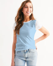 Load image into Gallery viewer, Women&#39;s sky blue joy. Tee
