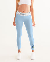 Load image into Gallery viewer, Women&#39;s sky blue joy. Yoga Pants
