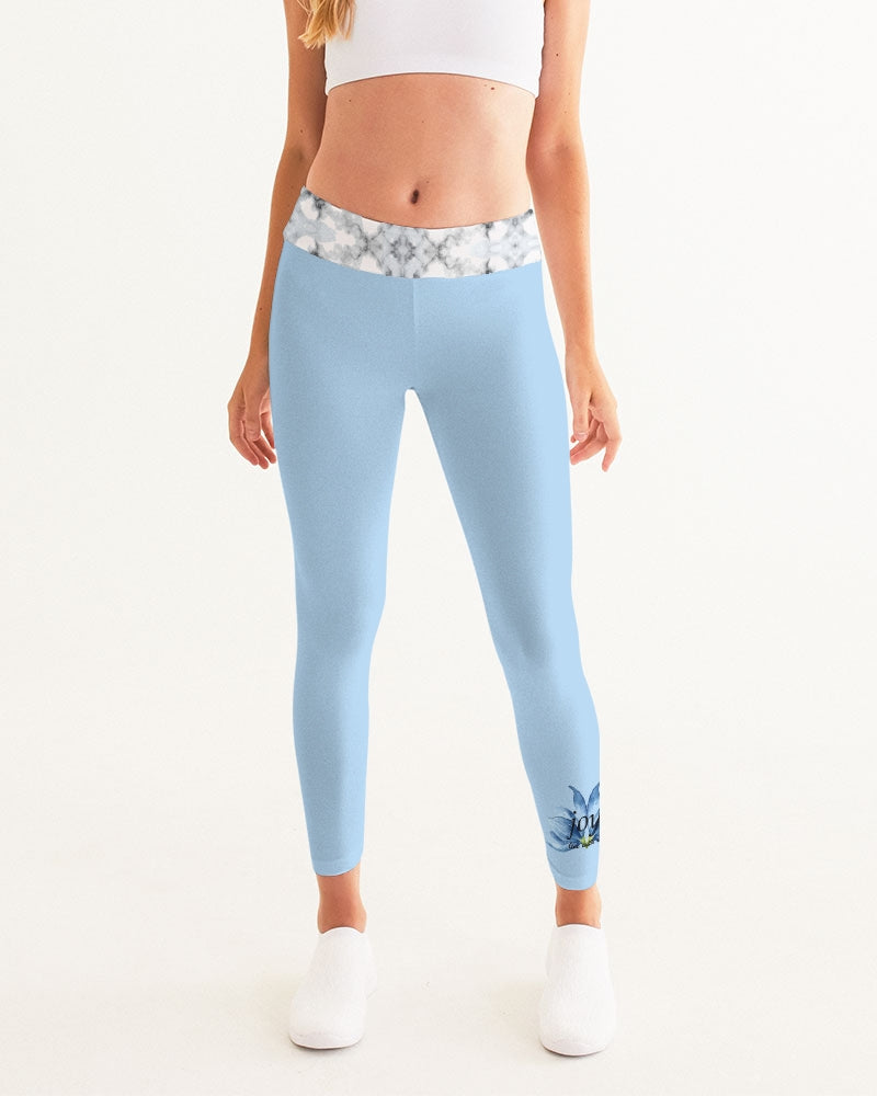 Women's sky blue joy. Yoga Pants