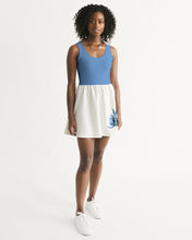 Load image into Gallery viewer, Women&#39;s periwinkle joy. Scoop Neck Skater Dress
