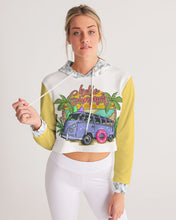 Load image into Gallery viewer, Women&#39;s summer joy. Cropped Hoodie
