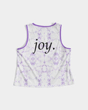 Load image into Gallery viewer, Women&#39;s amethyst joy. Cropped Tank
