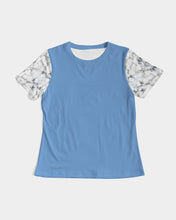 Load image into Gallery viewer, Women&#39;s periwinkle joy. Tee
