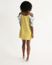 Load image into Gallery viewer, Women&#39;s hope joy. Open Shoulder A-Line Dress
