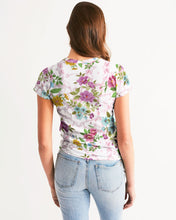 Load image into Gallery viewer, Women&#39;s floral joy. Tee
