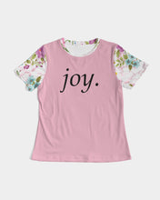 Load image into Gallery viewer, Women&#39;s floral joy. Tee
